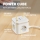 Priza pentru incarcare Filex Power Cube Fellowes, tip F, alb